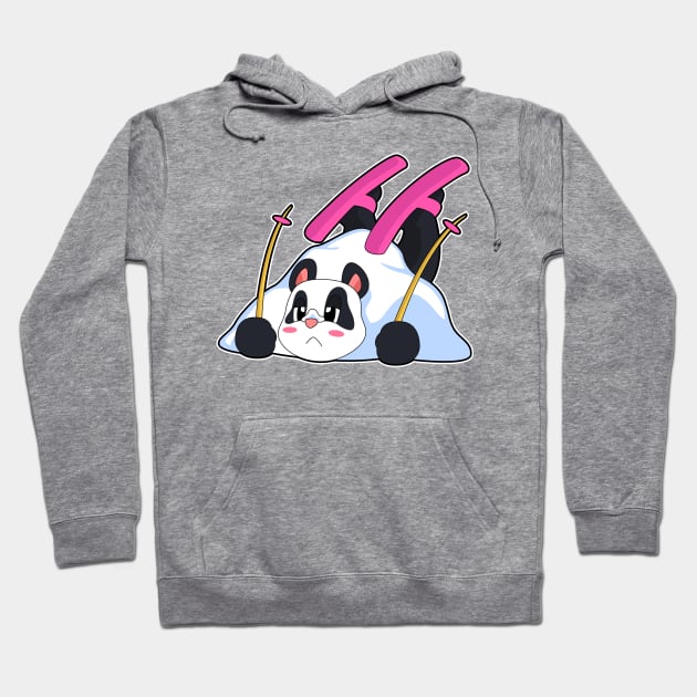 Panda Skier Ski Hoodie by Markus Schnabel